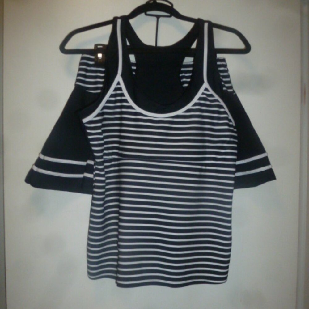 Matching Sexy Beach Tank and Skort Matching Tennis Set, XL